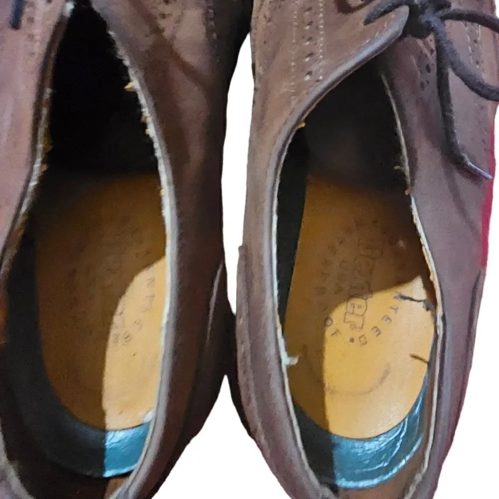 Men's DEXTER American Brogues Waterproof Leather Shoes Size 9.5‎